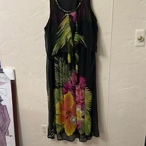 Large floral pattern